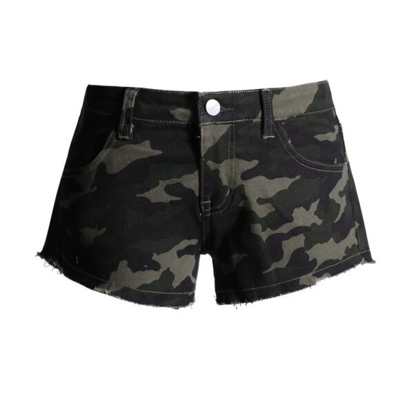 New Low Waist Camouflage Denim Super Shorts Women - Image 6