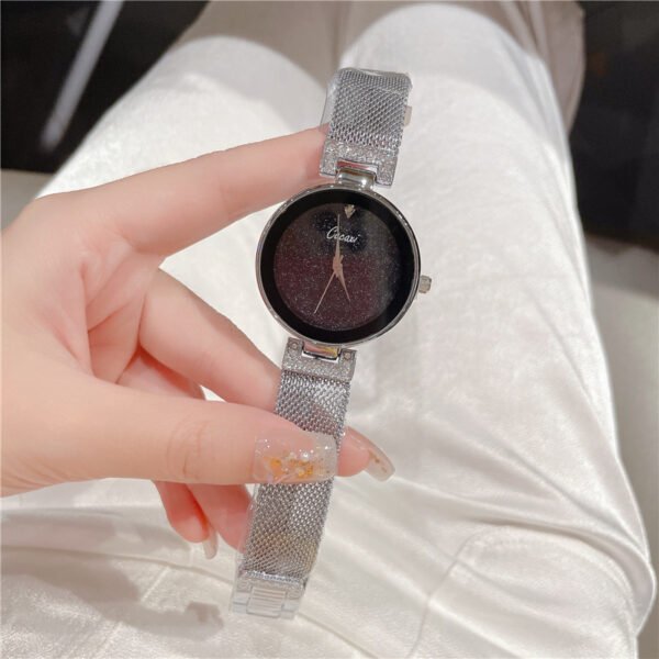 Creative Starry Sky Mesh Belt Waterproof Quartz Watch - Image 3
