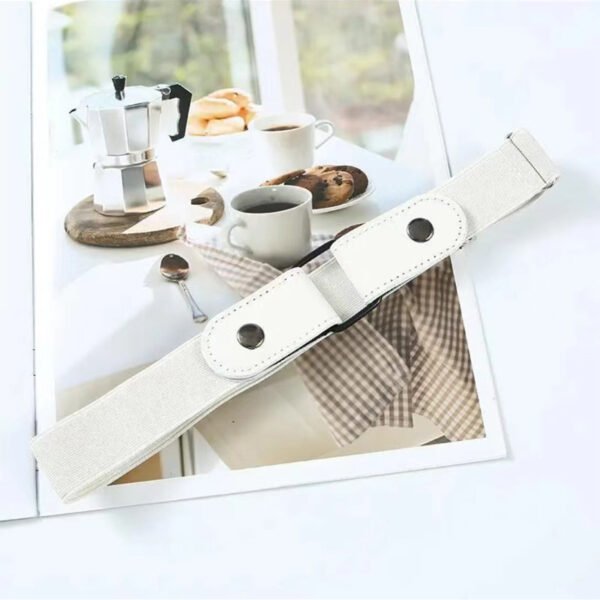 Women's Elastic Non-porous Decorative All-matching Jeans Belt - Image 4