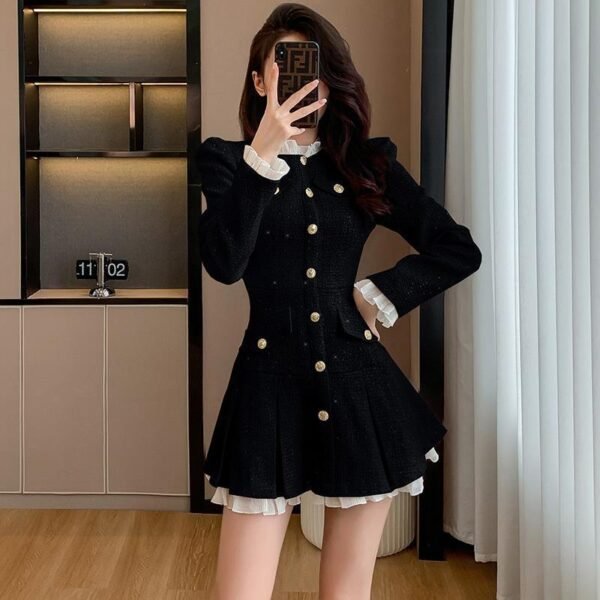 Autumn Winter French Fragrant Style Dress Set - Image 9