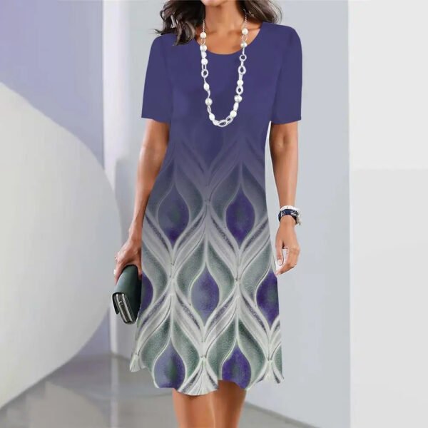 Summer Women's Plus Size Holiday Dress - Image 5