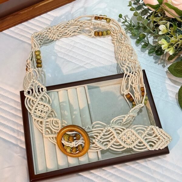 Bohemian Ethnic Style Woven Butterfly Waist Strap With Accessories Waist Chain - Image 5