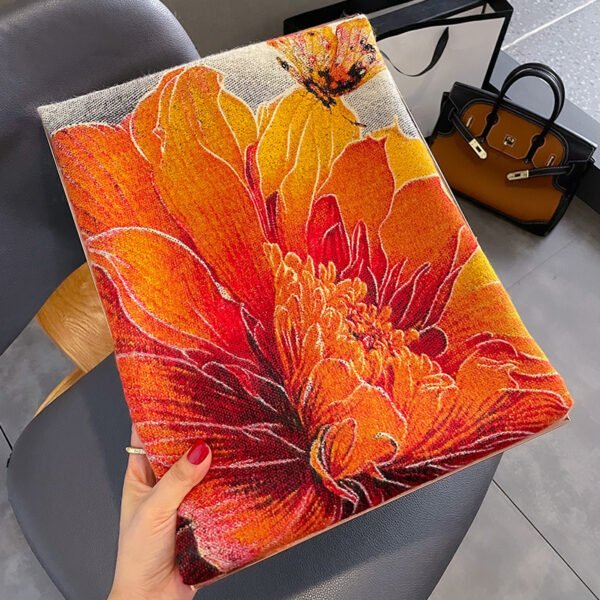 Autumn And Winter Duplex Printing Thickened Artificial Cashmere Scarf - Image 4