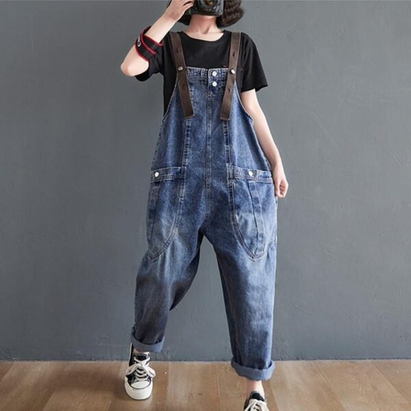 Women's Loose Overalls And Slim Student's Overalls - Image 3