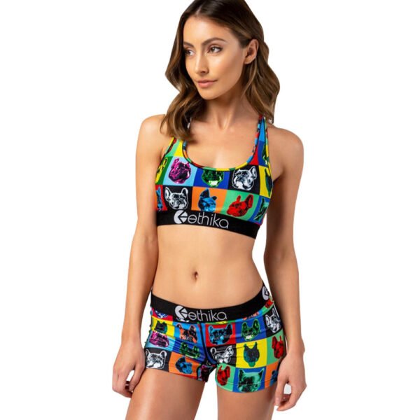 Trade Women's Clothing Amazon Europe And The United States Hot Style Personality Self-Cultivation Fashion Cartoon Printing Two-Piece Suit - Image 5