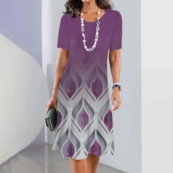 Summer Women's Plus Size Holiday Dress - Image 2