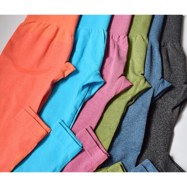 Elastic tight yoga pants high waist hip fitness pants - Image 7