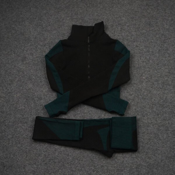 Three-piece Stretch Fitness Pants Sports Yoga Suit - Image 2