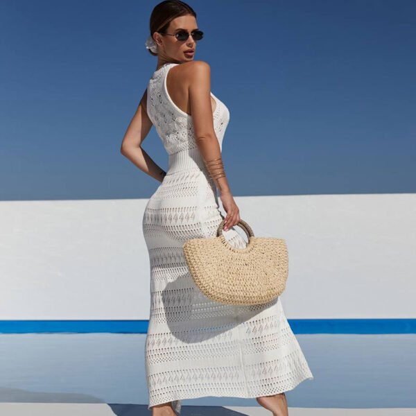 Beach Sexy Hollow Sleeveless Overalls - Image 6