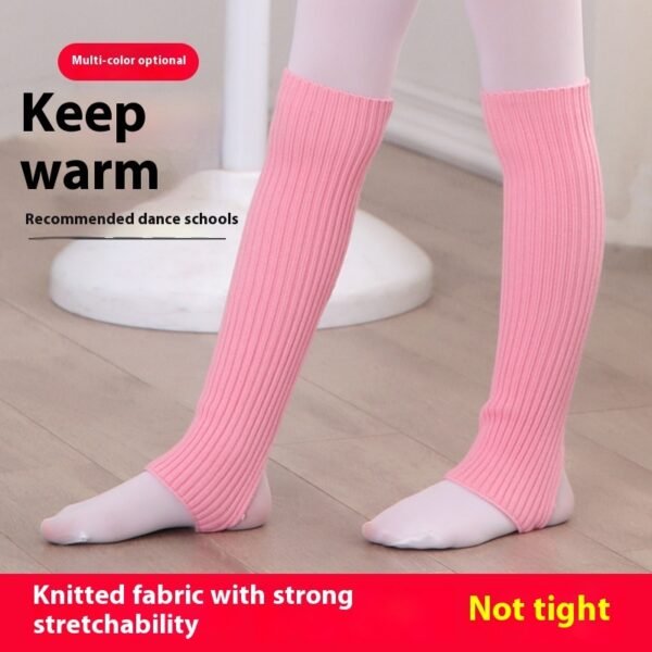 Autumn And Winter Thick Warm Ballet Adult And Children Knee Dance Leg Guard Women - Image 2