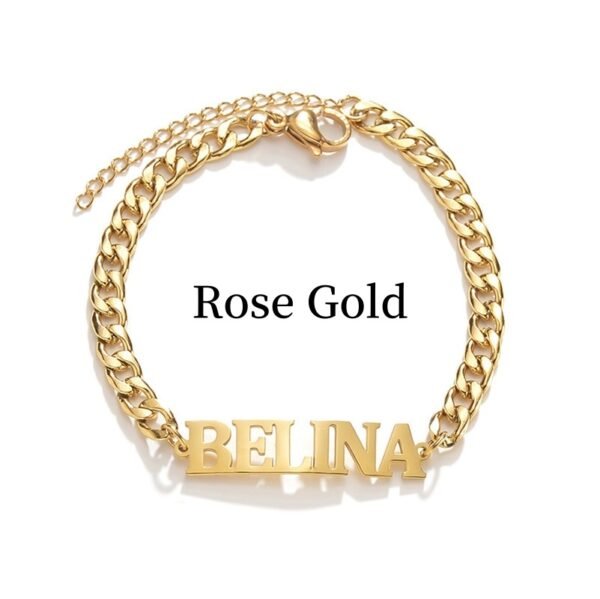 Personalized Letters Men's Bracelet English Name - Image 6