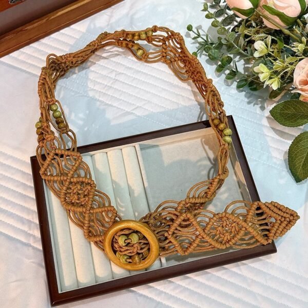 Bohemian Ethnic Style Woven Butterfly Waist Strap With Accessories Waist Chain - Image 8
