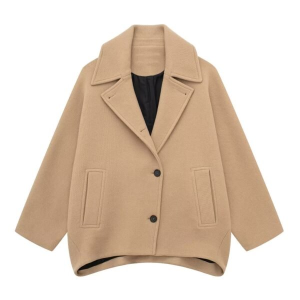 Autumn New Wool Blended Short Coat - Image 5