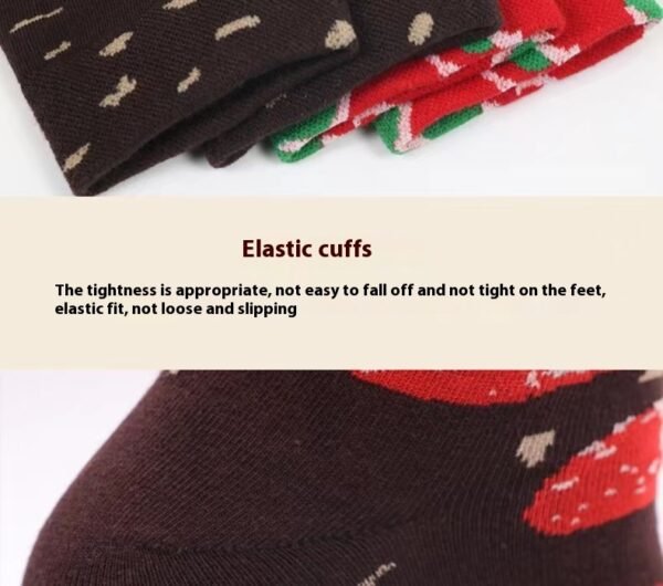 Christmas Creative Hamburger Socks Party Socks Gift - Image 8
