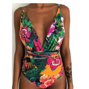 One Piece Swimsuit Backless Monokini Swimwear Women