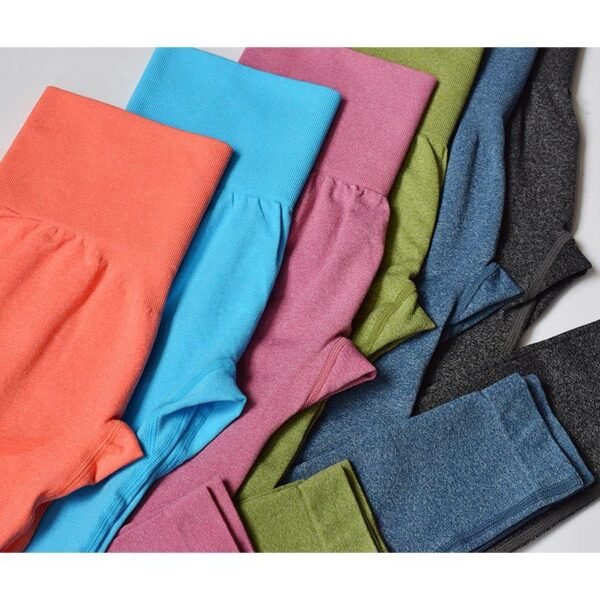 Elastic tight yoga pants high waist hip fitness pants - Image 9