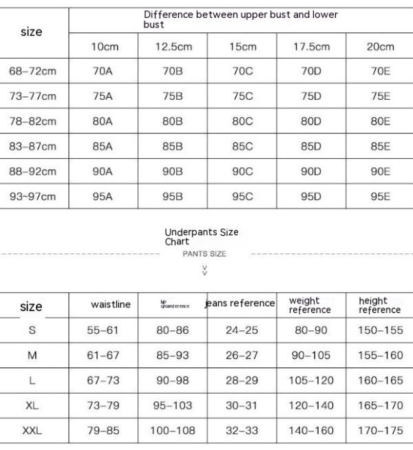 Contrast Color Lace-up Bra Small Breast Push Up Bra Suit - Image 7