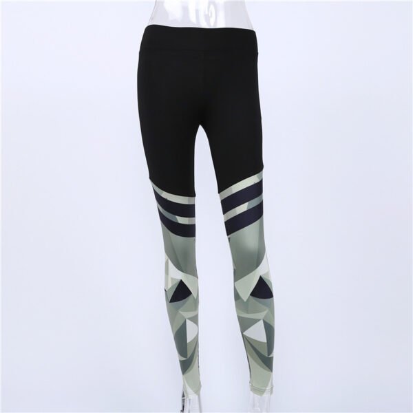 Camouflage printed stitching yoga pants - Image 3