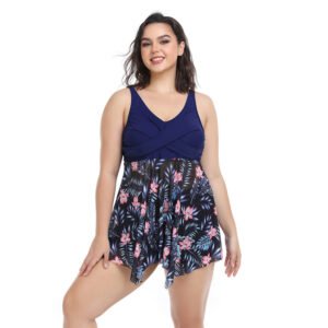 Women's Swimsuit Solid Color Hot Spring Boxer