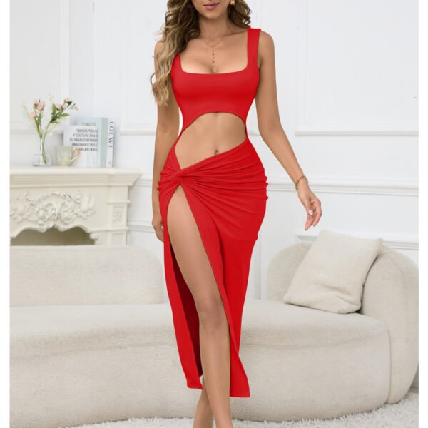 Women's Hollow-out Camisole Navel Dress - Image 2
