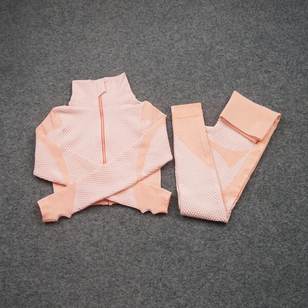 Three-piece Stretch Fitness Pants Sports Yoga Suit - Image 5
