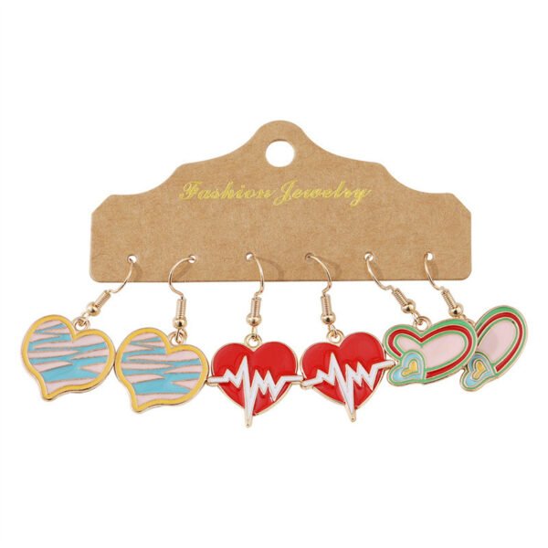 Cute Pattern Pendant And Earrings Set Small And Personalized - Image 6