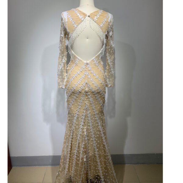Backless Tight Fishtail Sheath Dress - Image 2