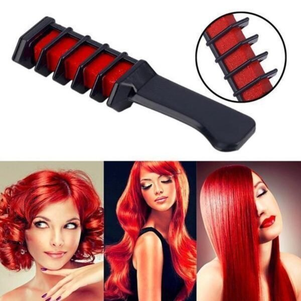 Temporary Mini Disposable Crayons Hair Color Dyeing Mascara Dye Chalk Box With Brush - Image 4