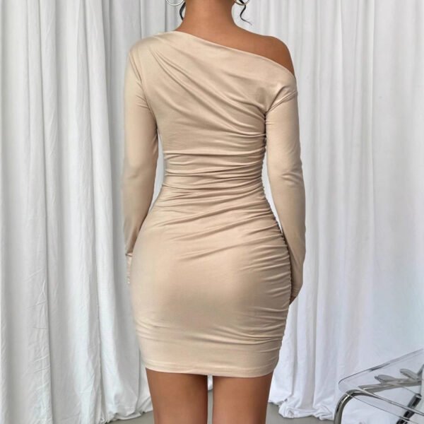 Comfort And Casual Long Sleeve Dress Women - Image 3
