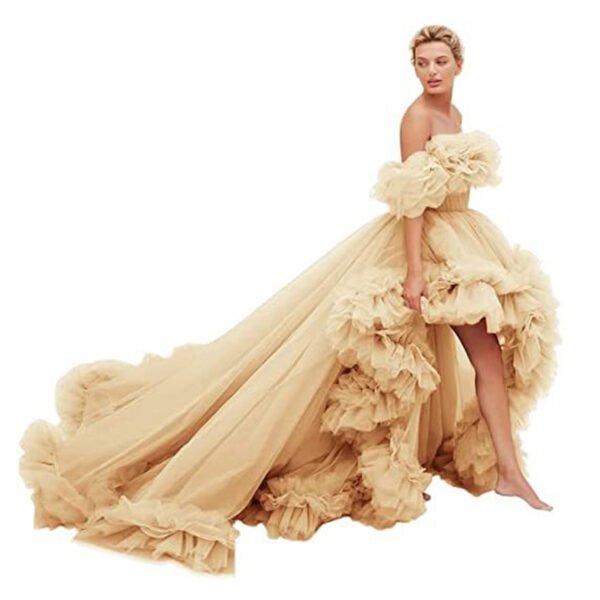 Tube Top Short Front And Long Back Dress - Image 10