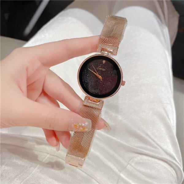 Creative Starry Sky Mesh Belt Waterproof Quartz Watch - Image 5