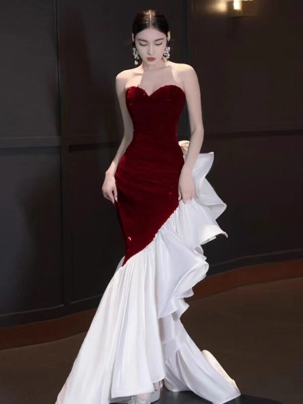 Tube Top Evening Gown - Image 3