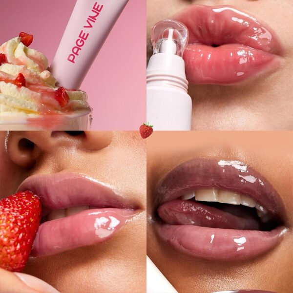 4-color Brightening Lip Balm Moisturizing Exfoliating Skin Long-Lasting Moisturizing Lip Gloss Women Cosmetics - Image 8