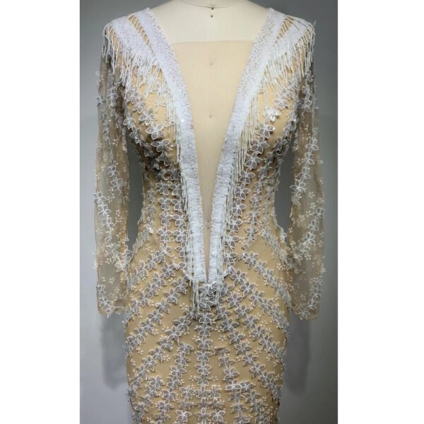 Backless Tight Fishtail Sheath Dress - Image 6