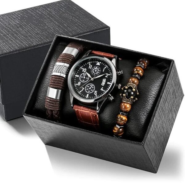 Watch Stainless Steel Bracelet Beaded Suit - Image 8