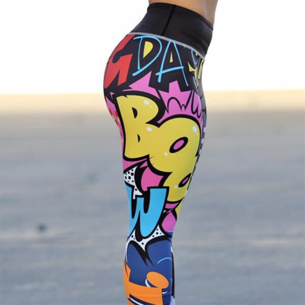 Yoga Fitness Leggings Women Pants Fitness Slim Tights Gym Running Sports Clothing - Image 5