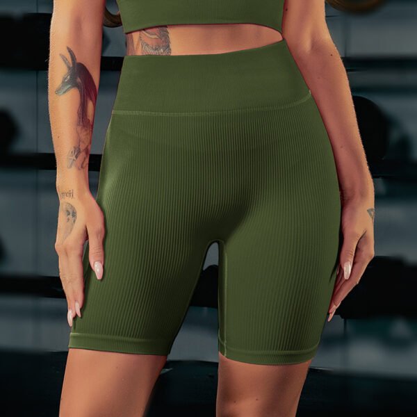 Hip Lift Yoga Gym Training Suit Outdoor Running Cycling Shorts - Image 6
