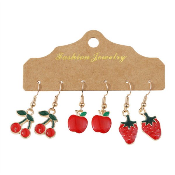 Cute Pattern Pendant And Earrings Set Small And Personalized - Image 10