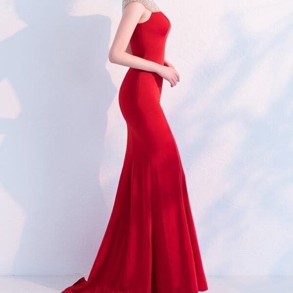 Fishtail Long Banquet Elegant Evening Dress - Image 2