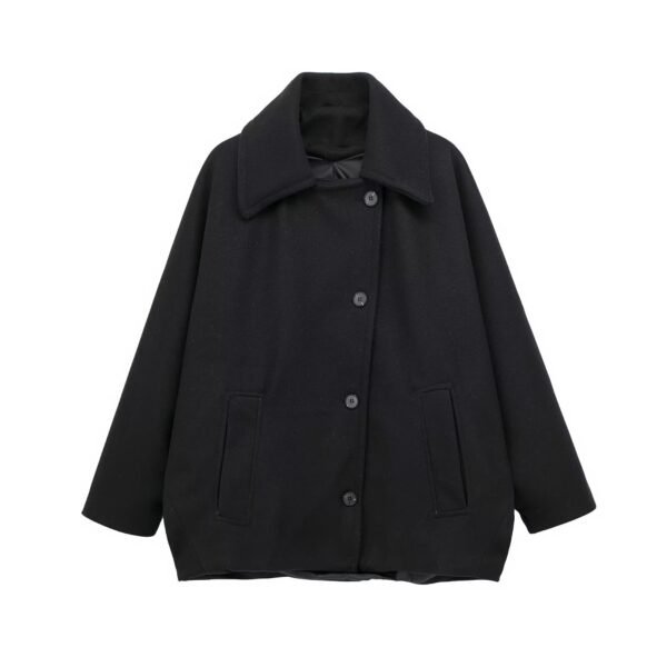Autumn New Wool Blended Short Coat - Image 3