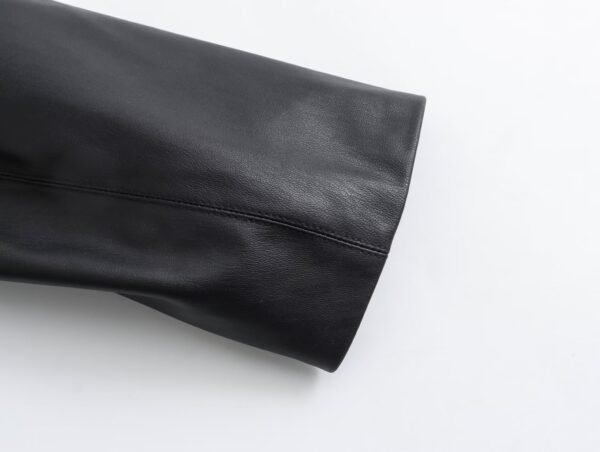 Autumn And Winter New Women's Clothing Loose Fashion Casual Imitation Leather Coat - Image 9