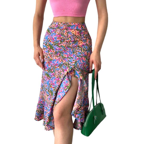 Elegant Floral Hot Sale Skirt - Image 4