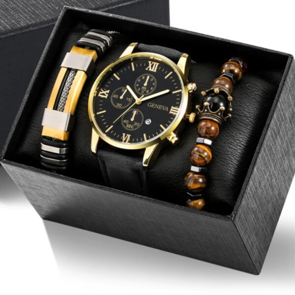 Watch Stainless Steel Bracelet Beaded Suit - Image 9