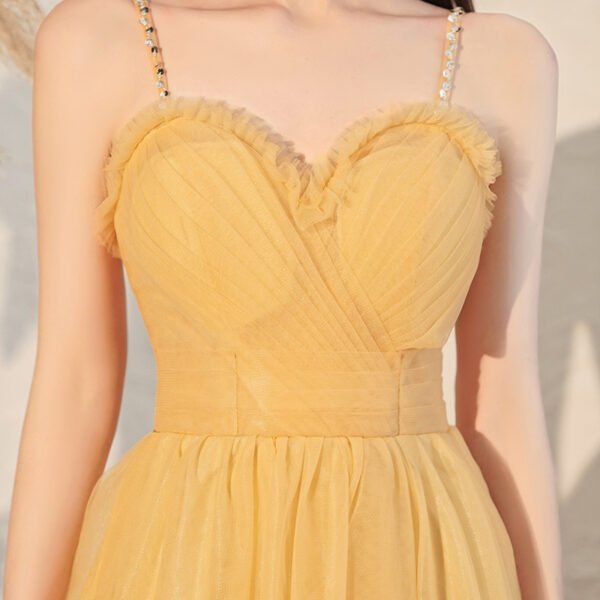 Banquet Evening Women's Light Luxury Small Bridesmaid Dress - Image 8