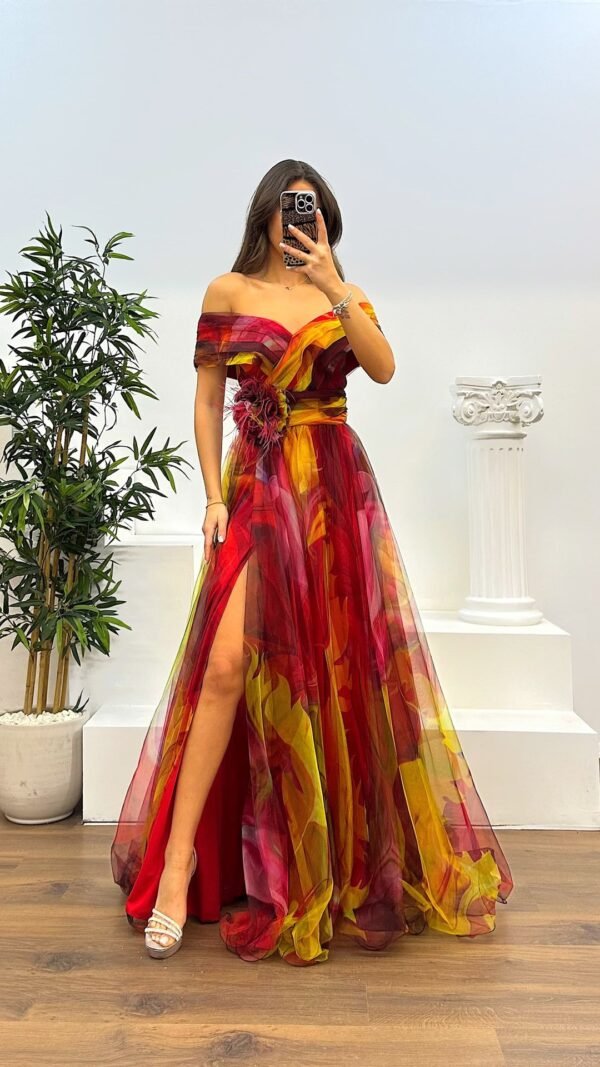 Voile Printed Party Dress INS Casual Fashion - Image 10