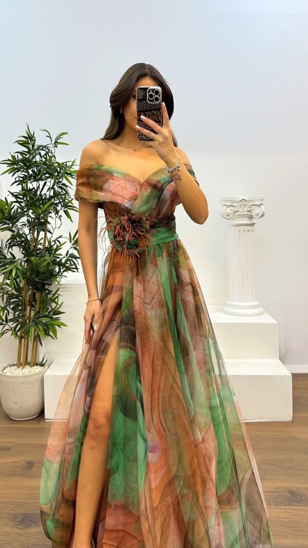 Voile Printed Party Dress INS Casual Fashion - Image 2