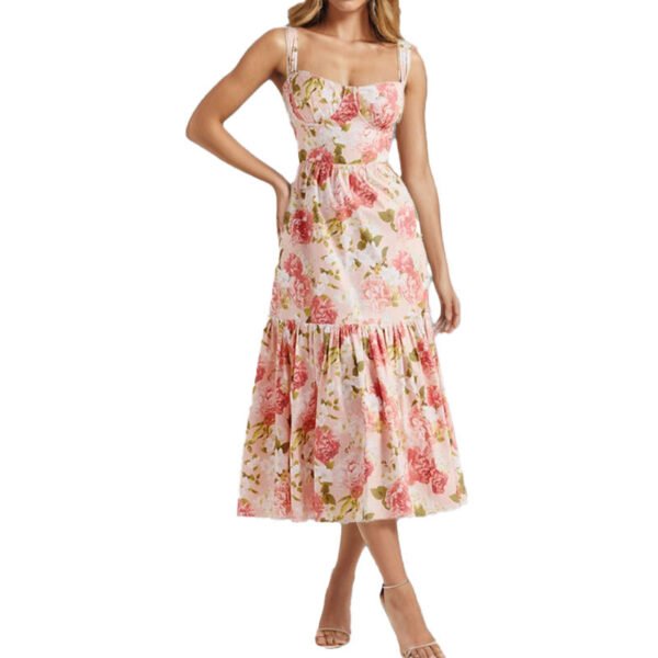 Women's Elegance Sleeveless Slim Fit Dress - Image 5