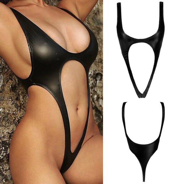 Women's Jumpsuit Exposed One Piece Swimsuit - Image 5