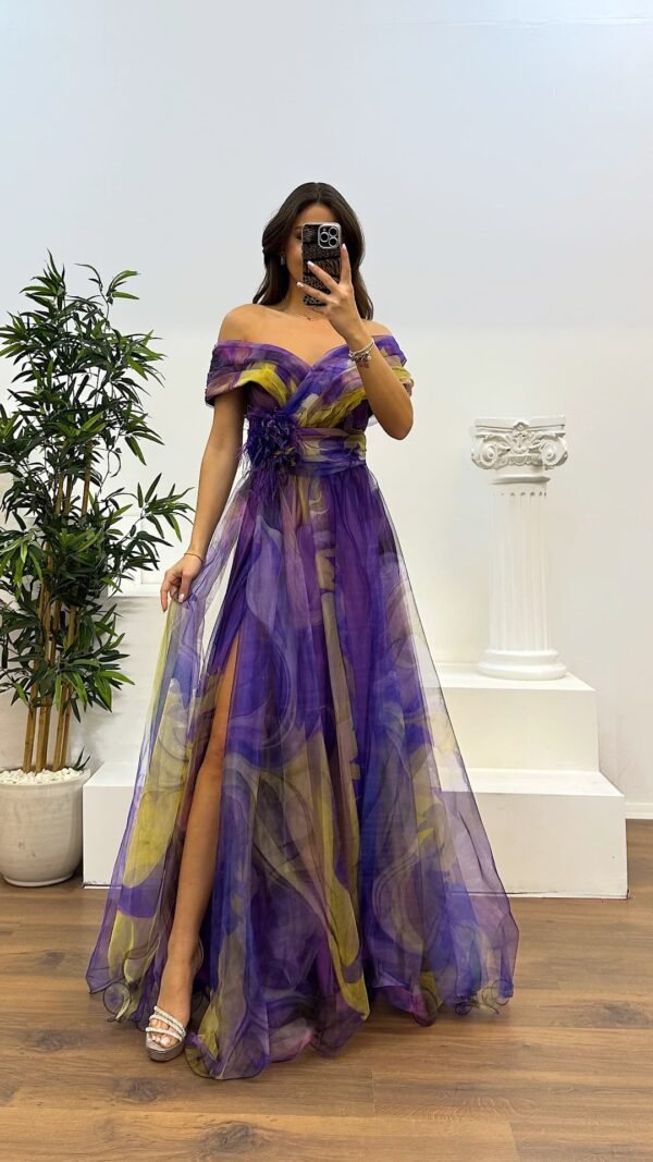 Voile Printed Party Dress INS Casual Fashion - Image 9