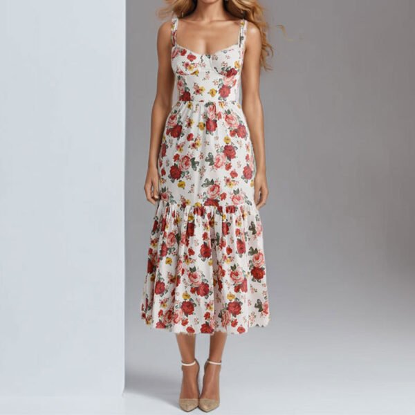 Women's Elegance Sleeveless Slim Fit Dress - Image 8